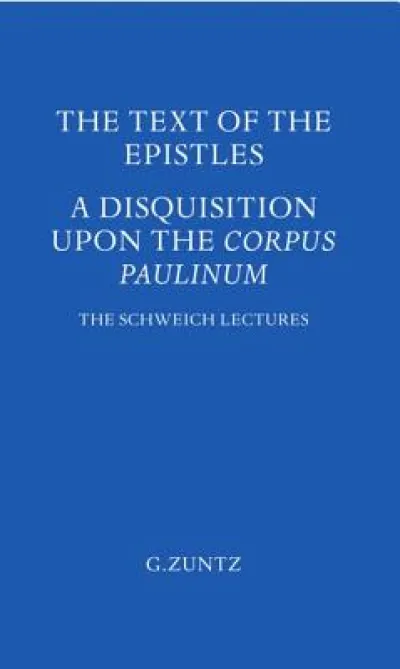 The Text of the Epistles