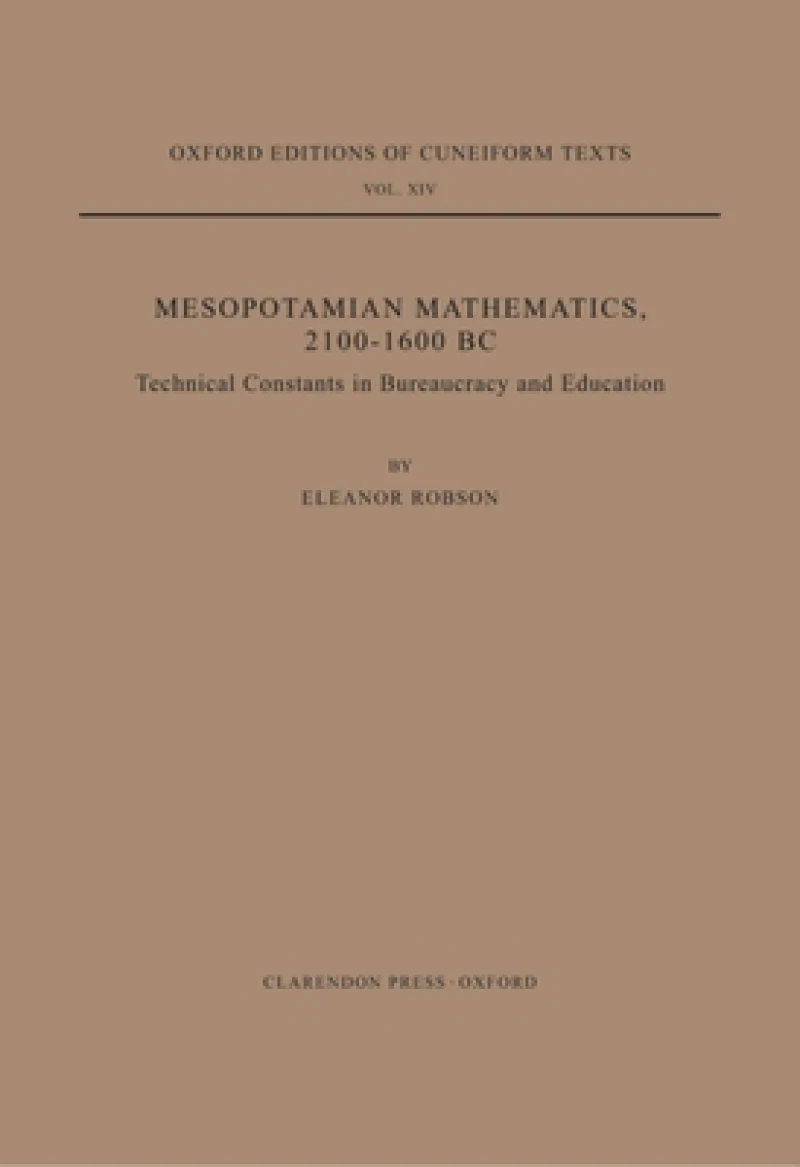 Mesopotamian Mathematics 2100-1600 BC