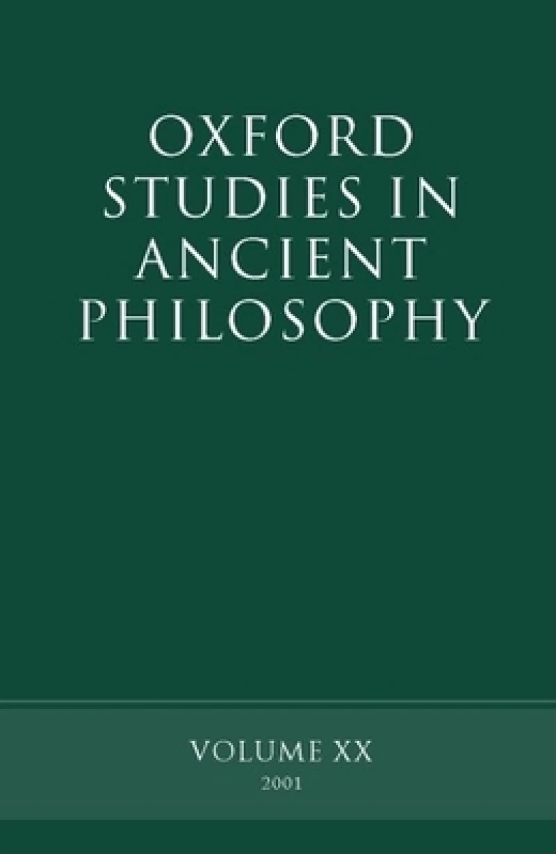 Oxford Studies in Ancient Philosophy