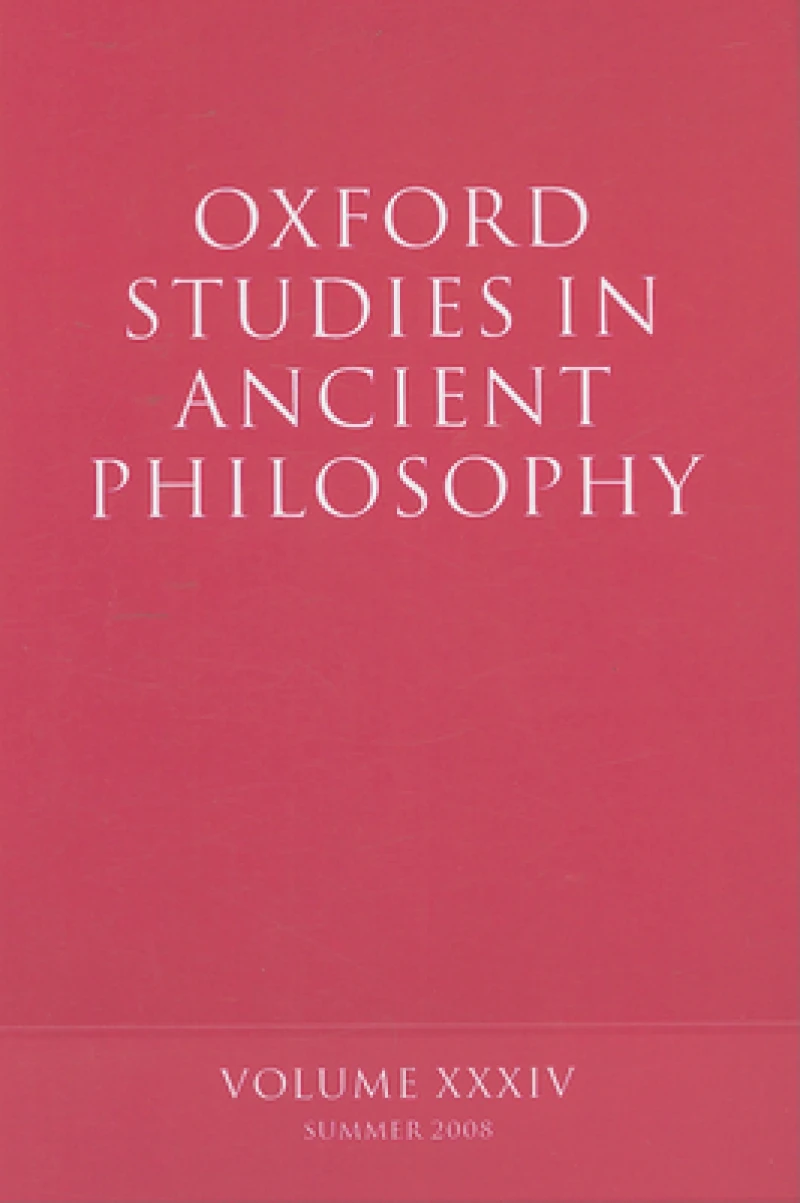 Oxford Studies in Ancient Philosophy