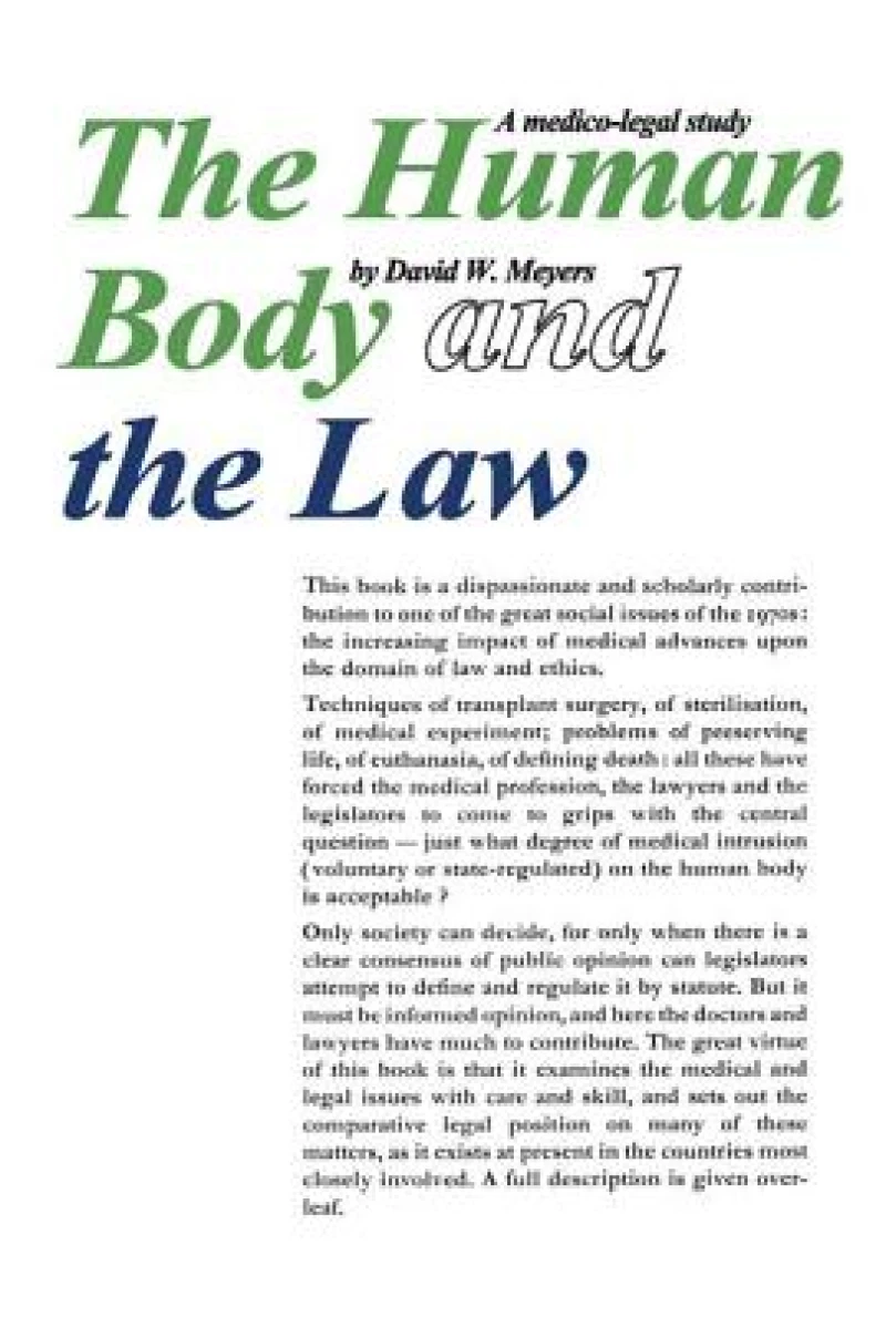 Human Body and the Law