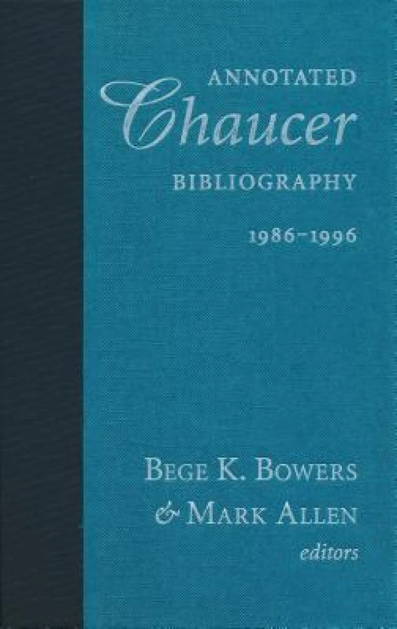 Annotated Chaucer Bibliography, 1986–1996