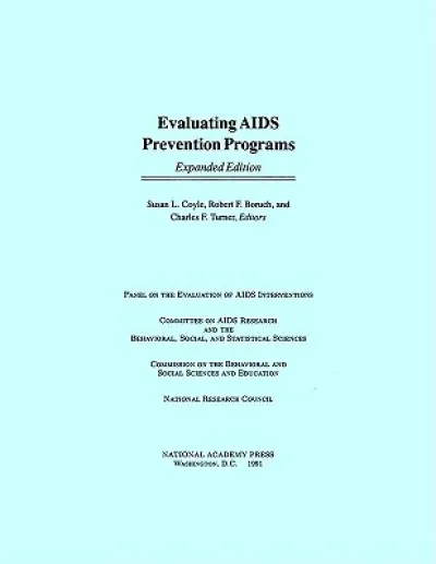 Evaluating AIDS Prevention Programs