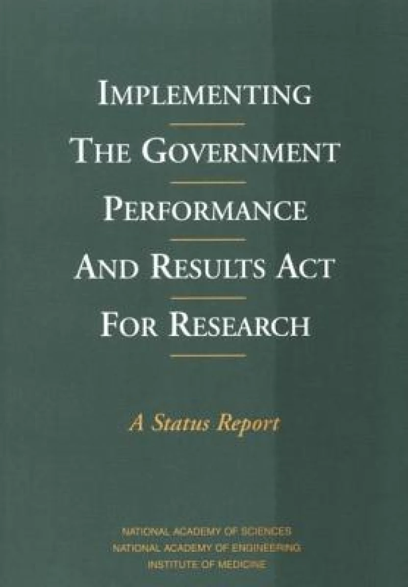 Implementing the Government Performance and Results Act for Research