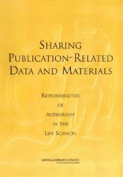 Sharing Publication-Related Data and Materials