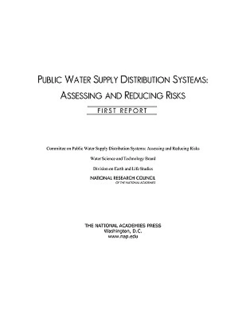 Public Water Supply Distribution Systems