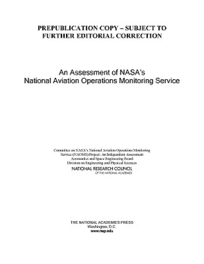 An Assessment of NASA's National Aviation Operations Monitoring Service