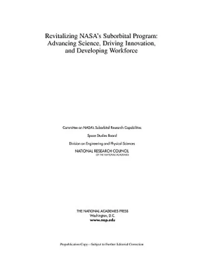 Revitalizing NASA's Suborbital Program