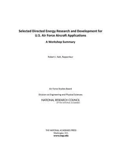 Selected Directed Energy Research and Development for U.S. Air Force Aircraft Applications