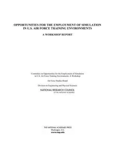 Opportunities for the Employment of Simulation in U.S. Air Force Training Environments