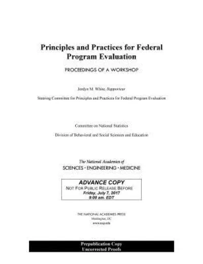Principles and Practices for Federal Program Evaluation