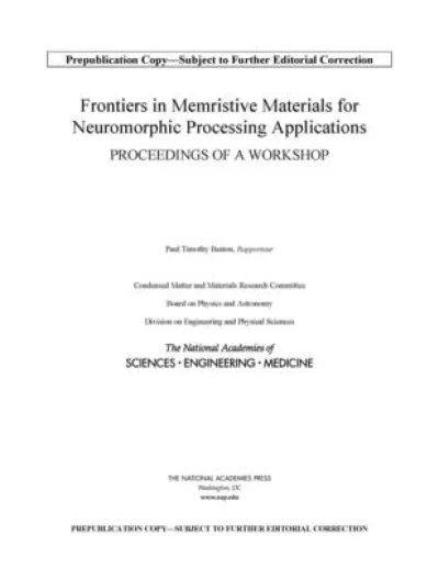 Frontiers in Memristive Materials for Neuromorphic Processing Applications