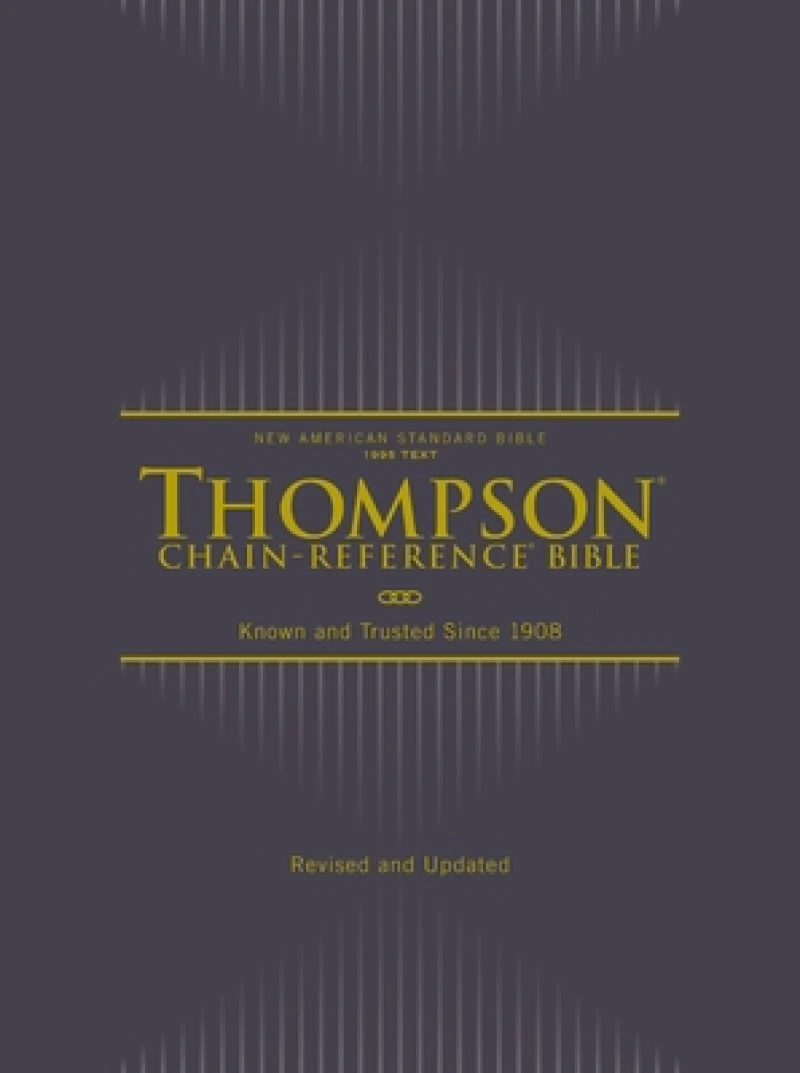 NASB, Thompson Chain-Reference Bible, Hardcover, 1995 Text, Red Letter, Comfort Print