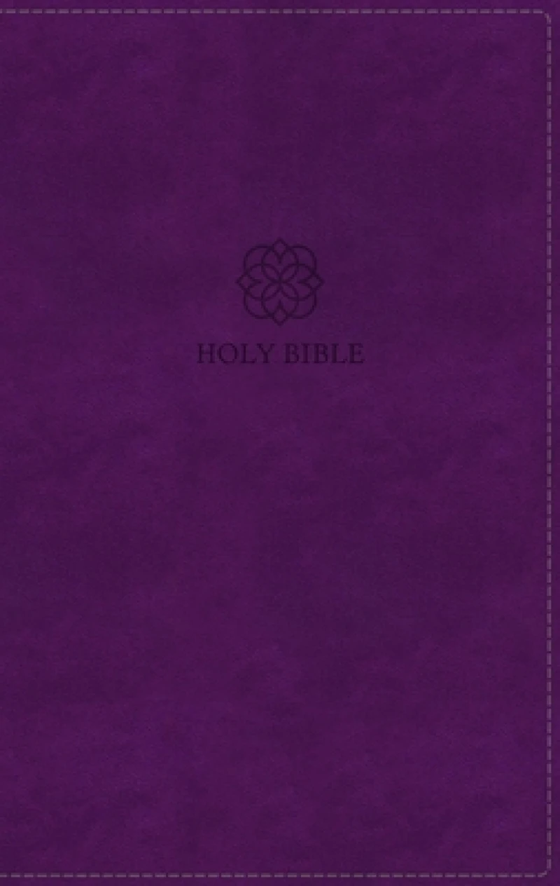 NRSVue, Holy Bible, Personal Size, Leathersoft, Purple, Comfort Print