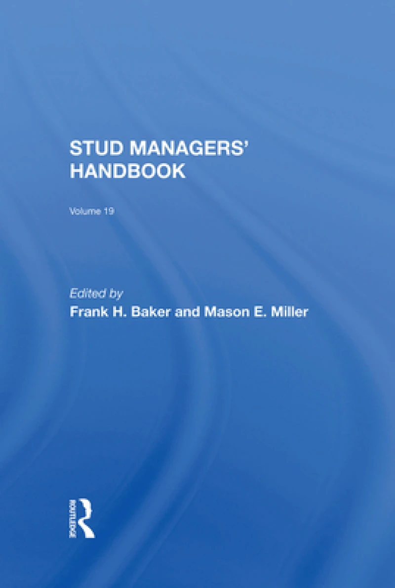 Stud Managers' Handbook, Vol. 19