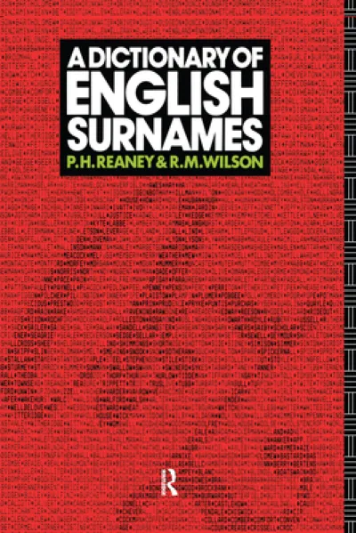 A Dictionary of English Surnames