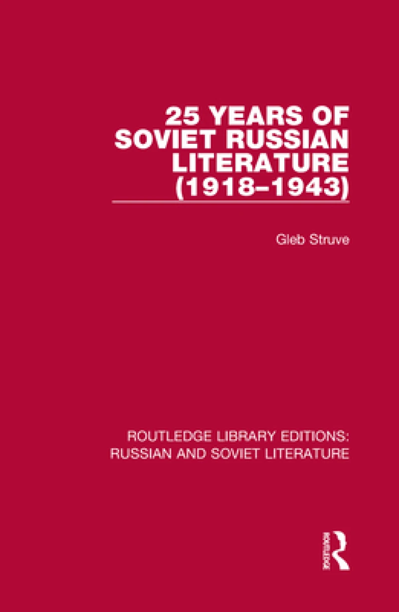 25 Years of Soviet Russian Literature (1918–1943)