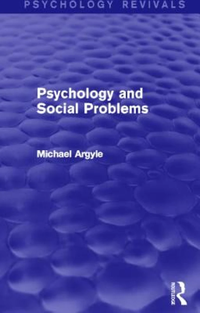 Psychology and Social Problems (Psychology Revivals)