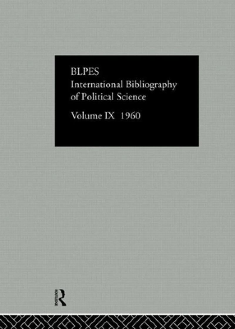 IBSS: Political Science: 1960 Volume 9