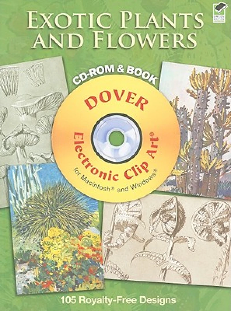 Exotic Plants and Flowers CD-ROM and Book