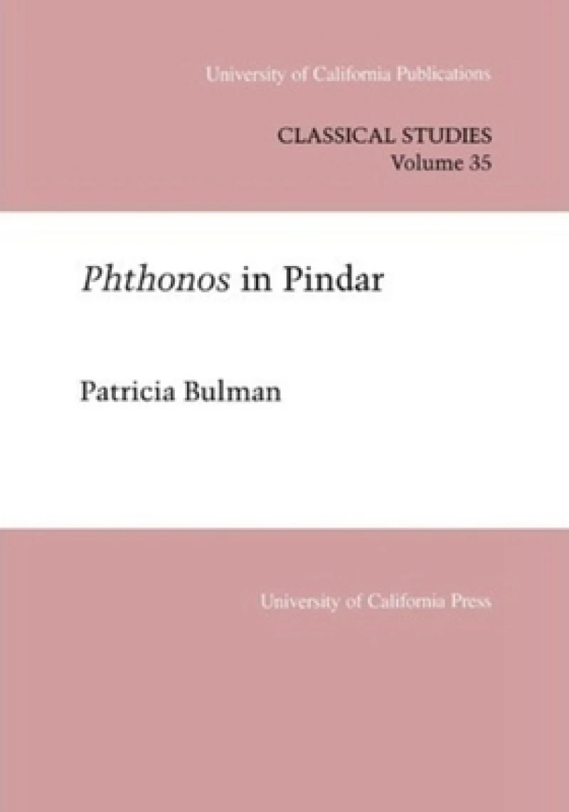 Phthonos In Pindar