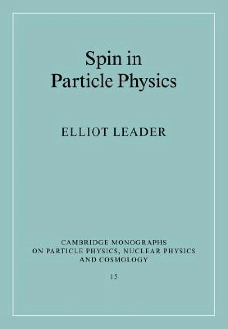 Spin in Particle Physics