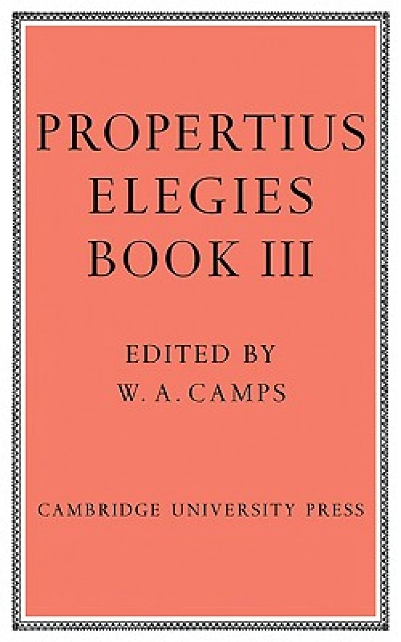 Elegies Bk 3 Camps