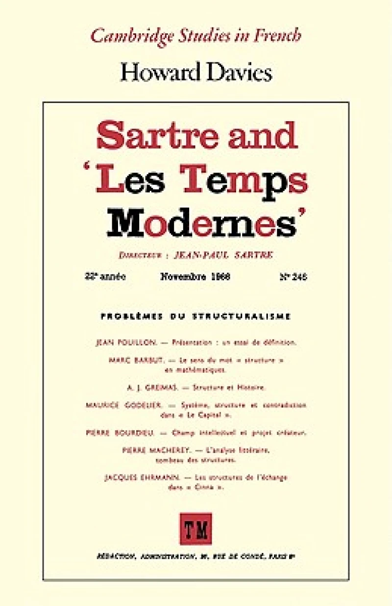 Sartre and 'Les Temps Modernes'