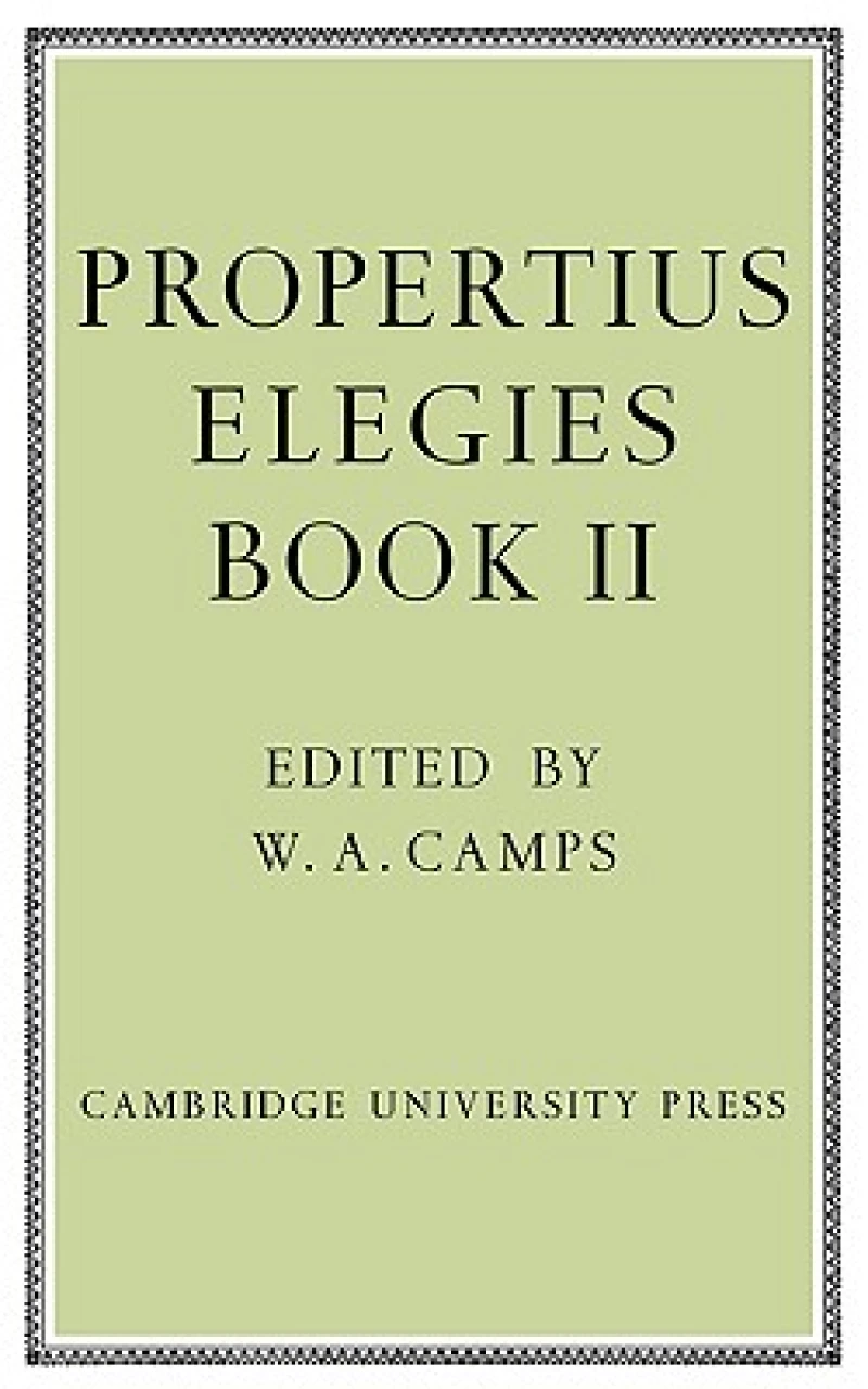 Propertius: Elegies Book 4