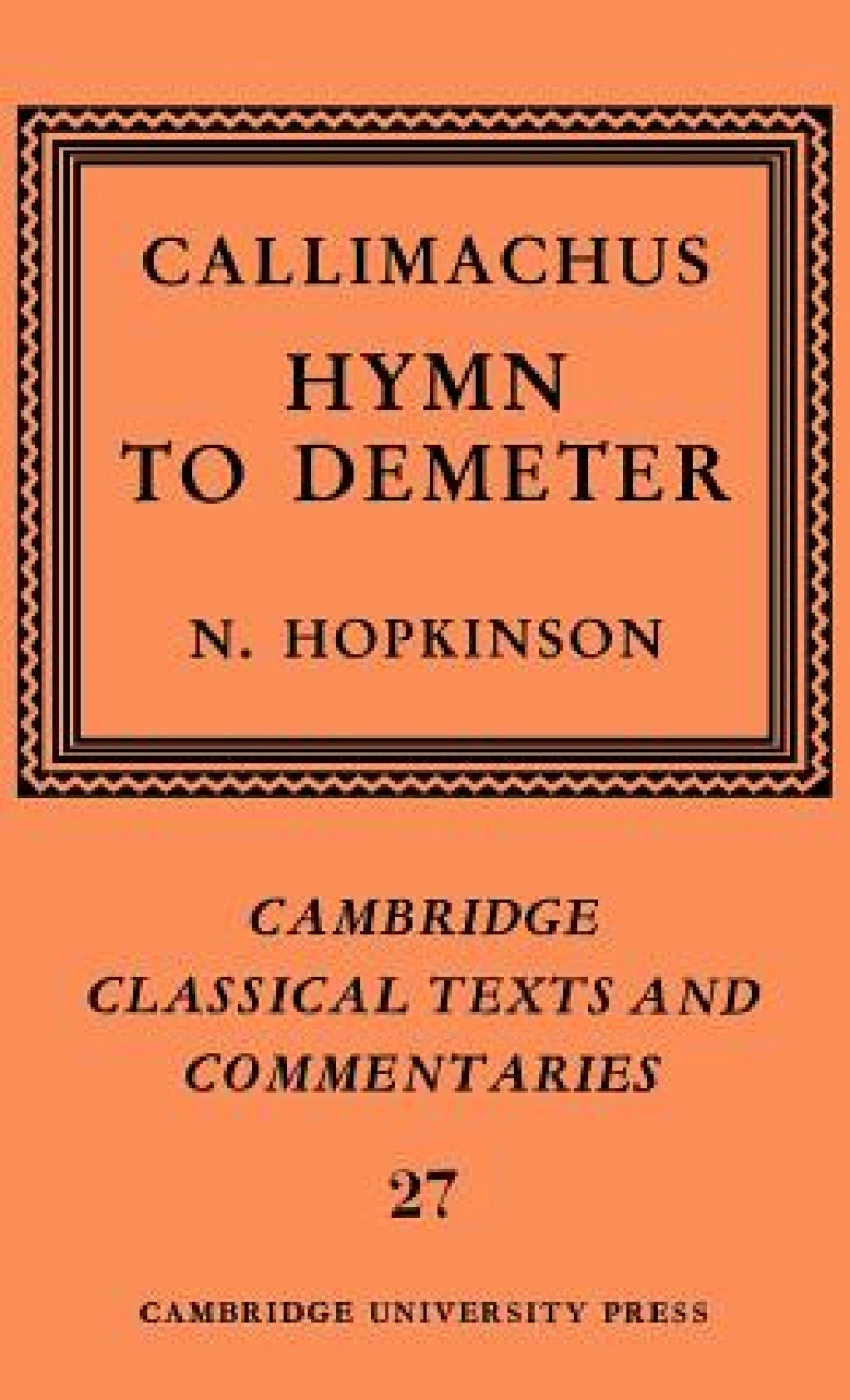 Callimachus: Hymn to Demeter