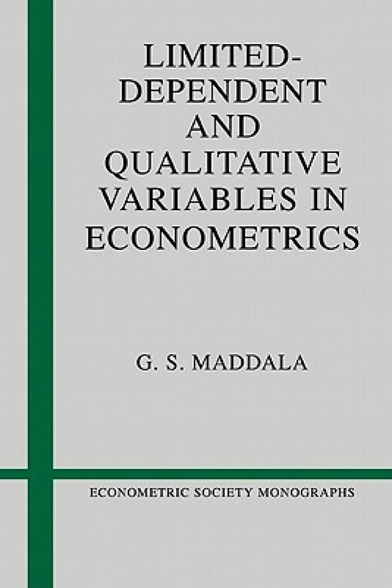 Limited-Dependent and Qualitative Variables in Econometrics