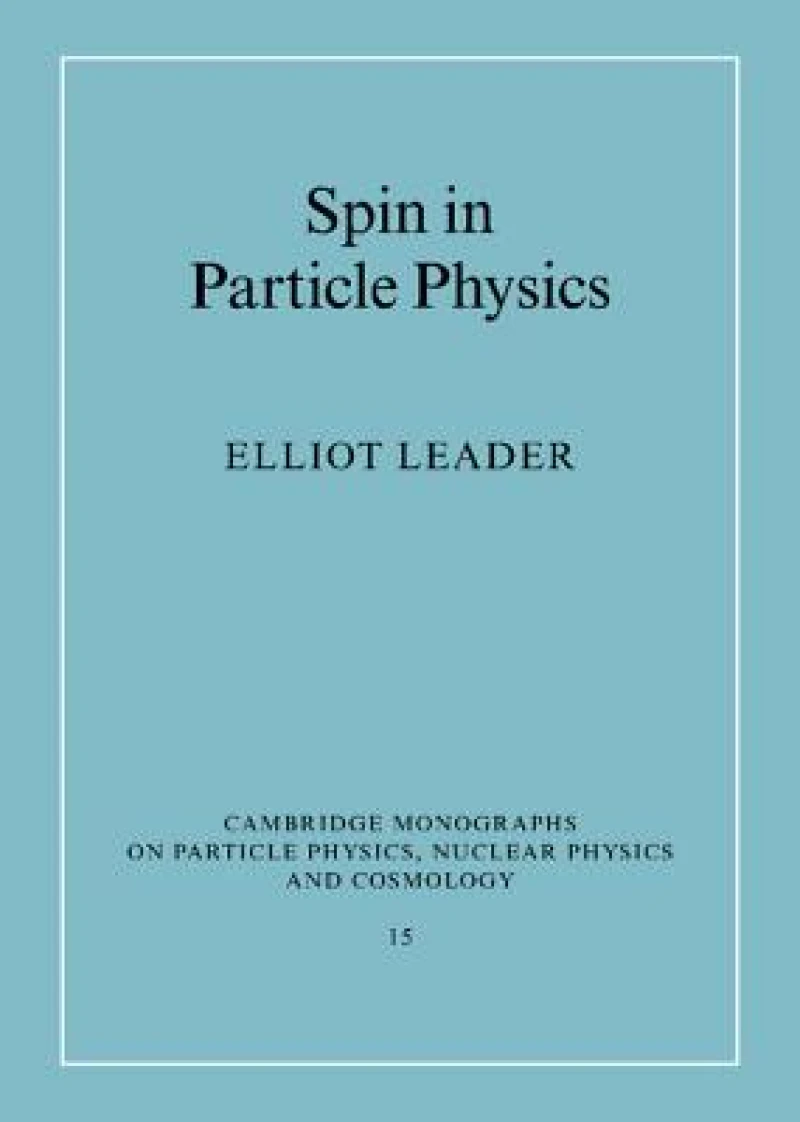 Spin in Particle Physics