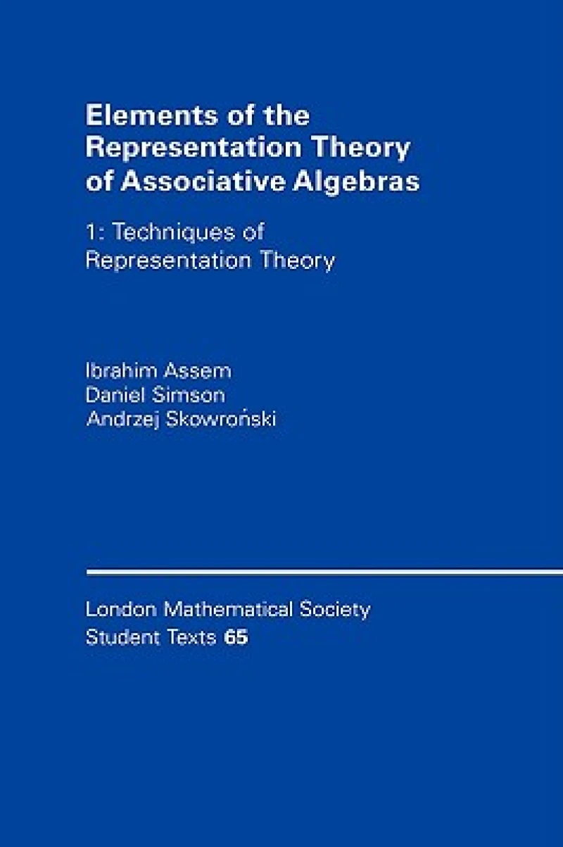 Elements of the Representation Theory of Associative Algebras: Volume 1