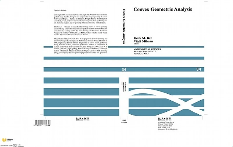 Convex Geometric Analysis