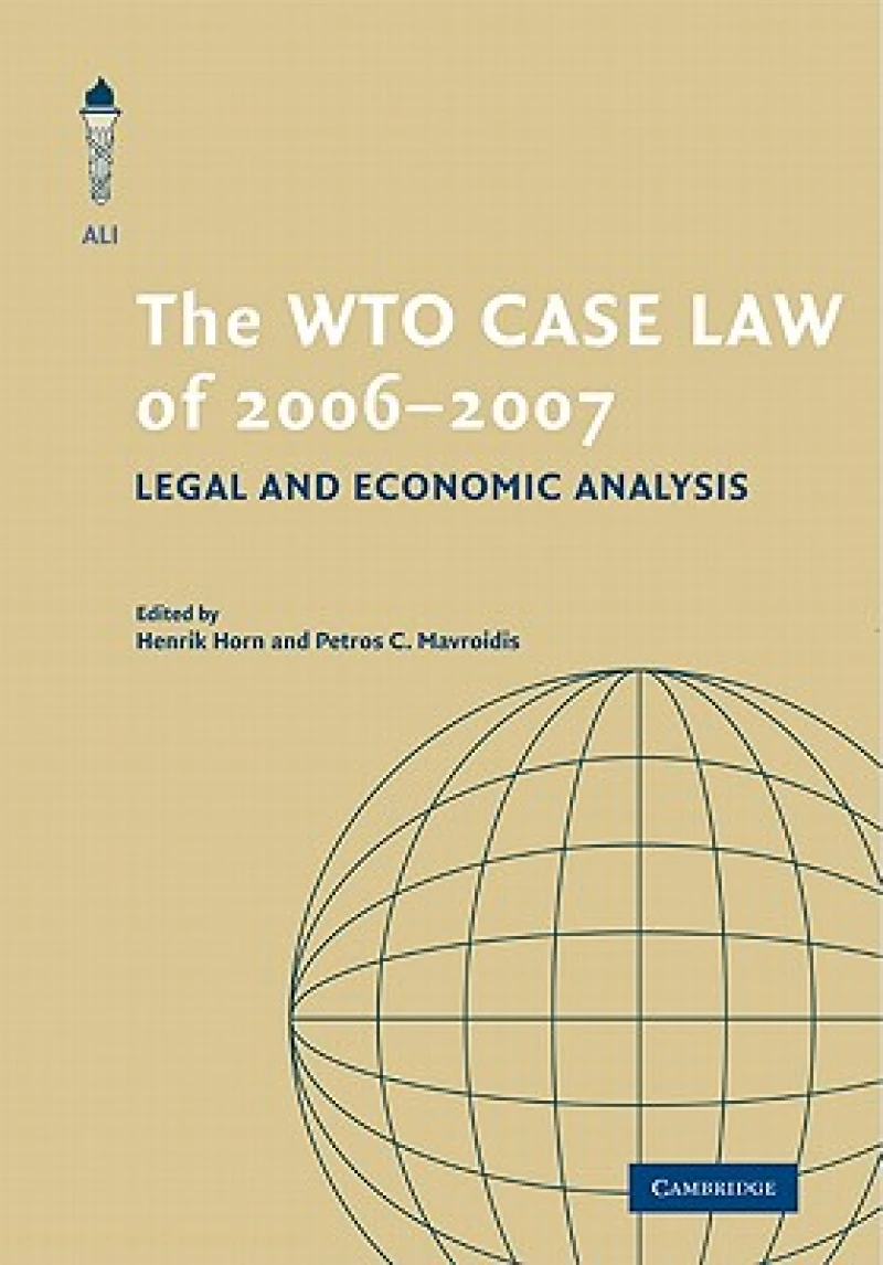 The WTO Case Law of 2006–7
