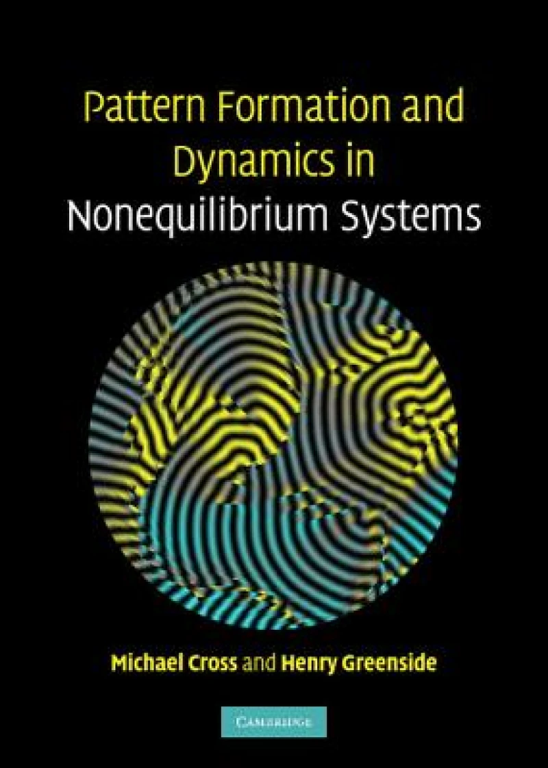 Pattern Formation and Dynamics in Nonequilibrium Systems