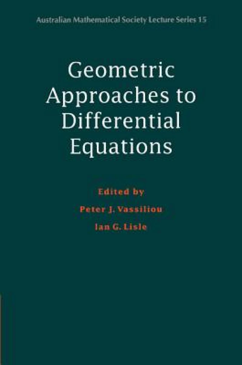 Geometric Approaches to Differential Equations