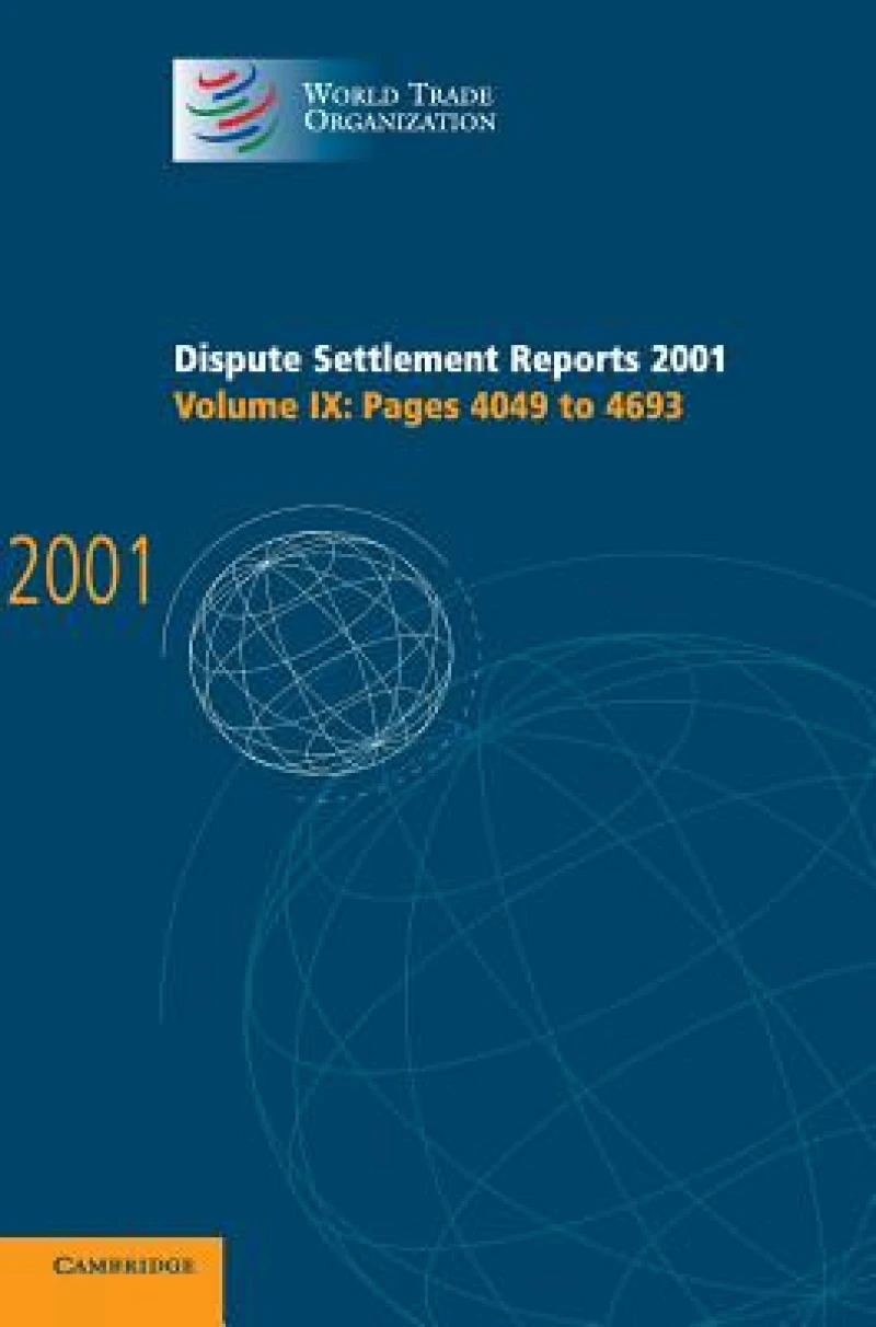 Dispute Settlement Reports 2001: Volume 9, Pages 4049-4693