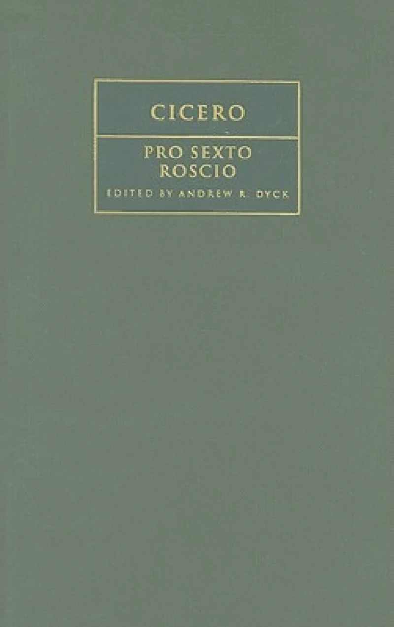 Cicero: 'Pro Sexto Roscio'