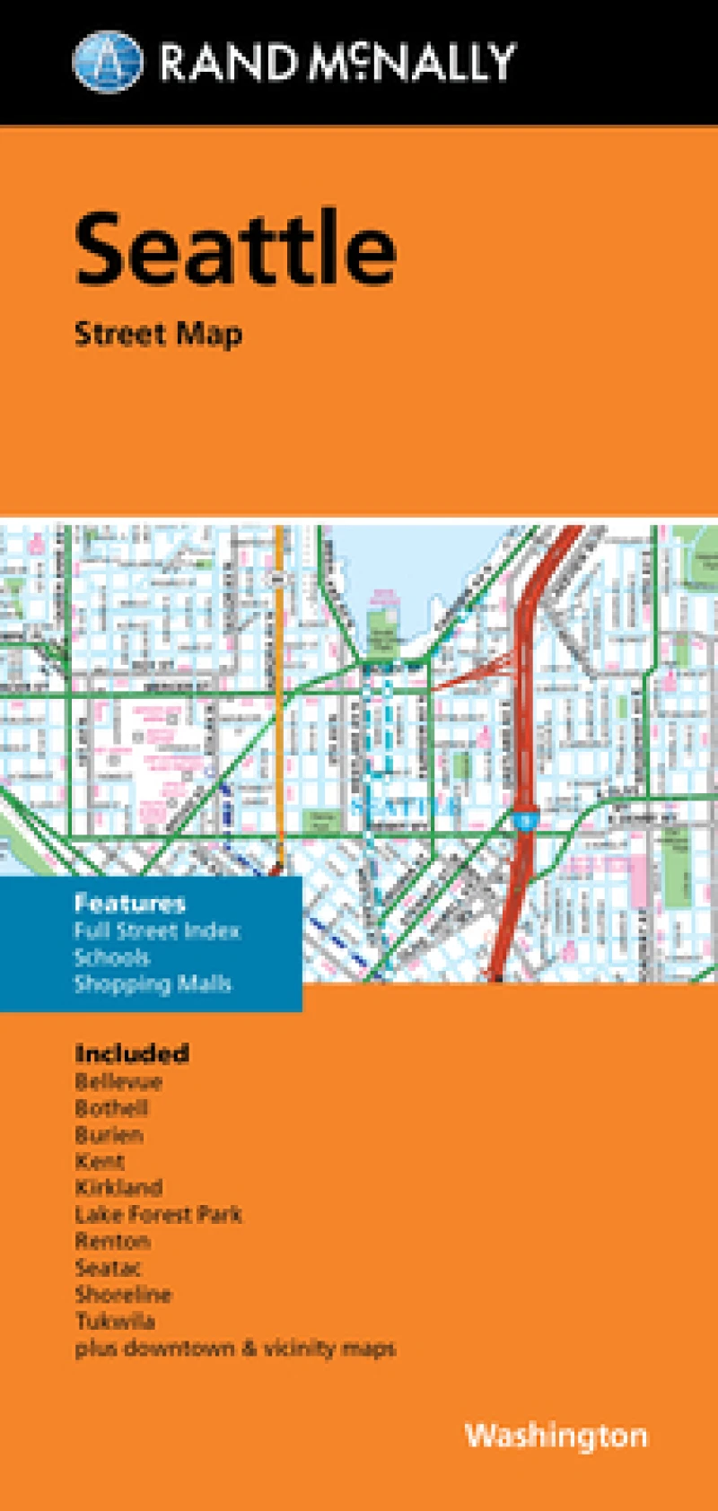 Rand McNally Folded Map: Seattle Street Map