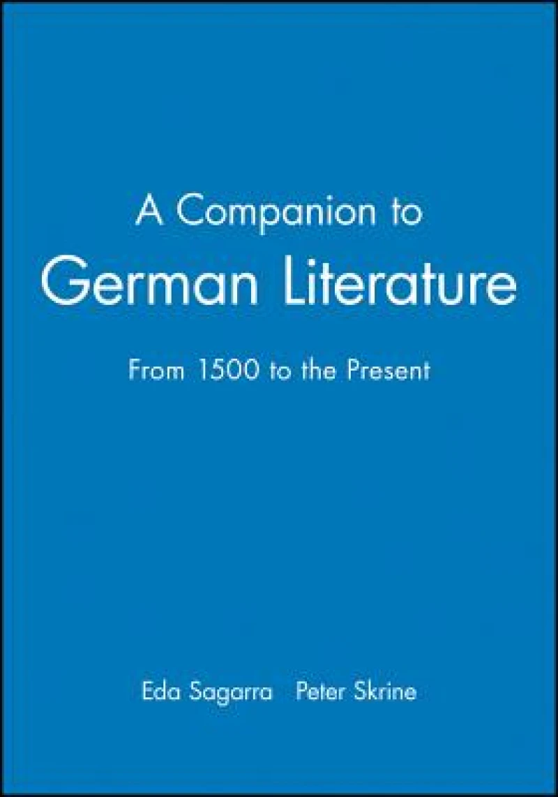 A Companion to German Literature