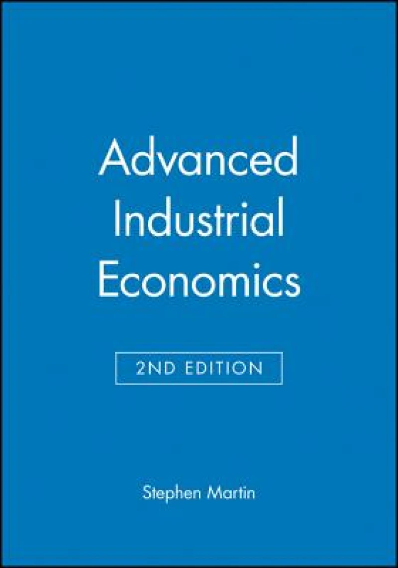 Advanced Industrial Economics
