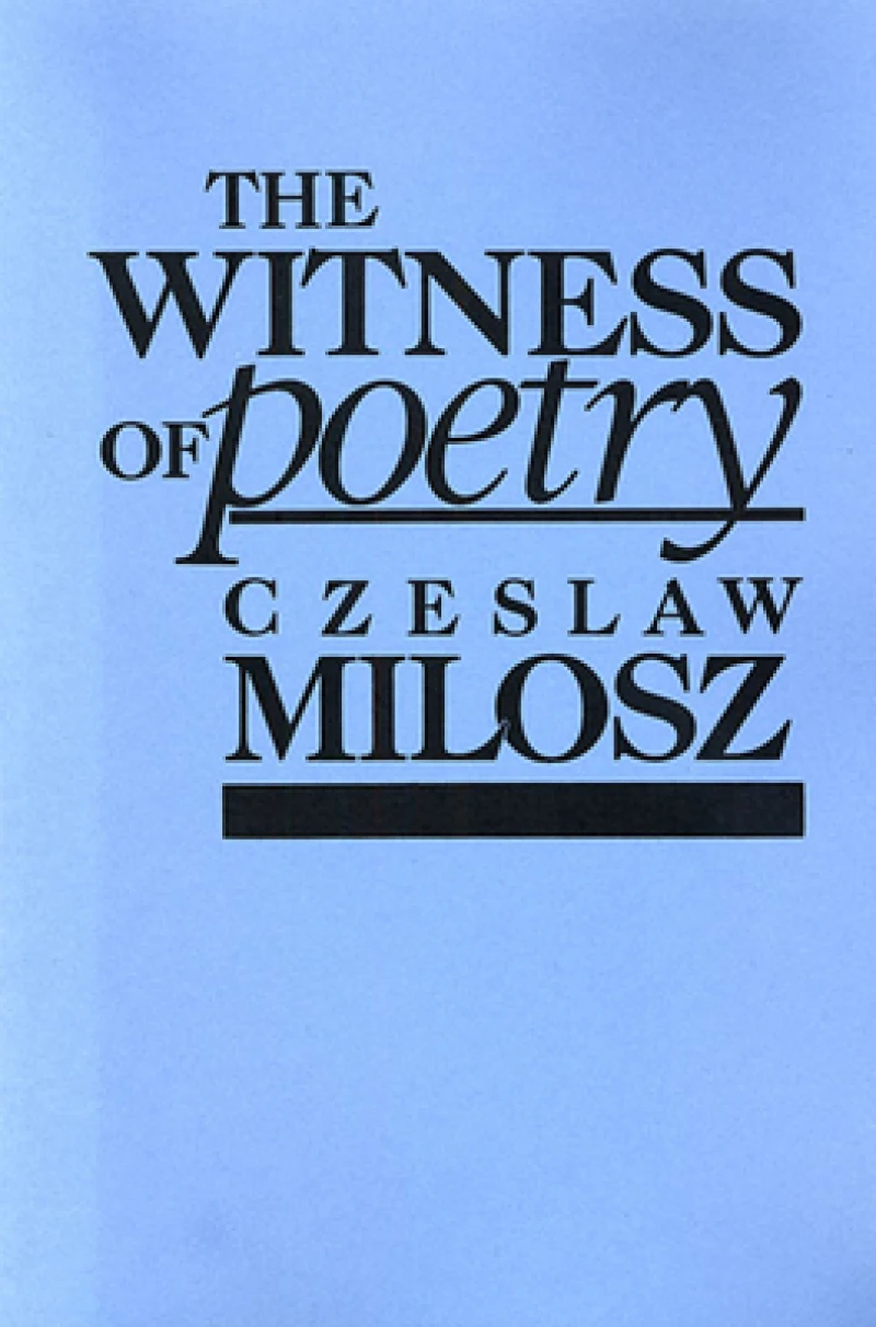 The Witness of Poetry