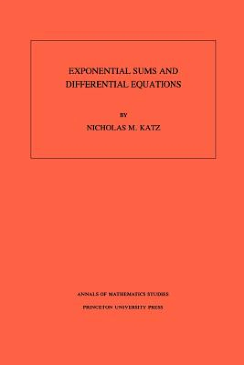 Exponential Sums and Differential Equations