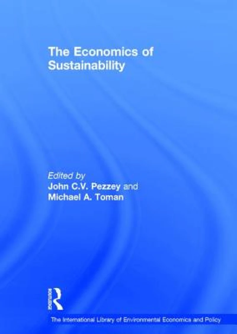 The Economics of Sustainability