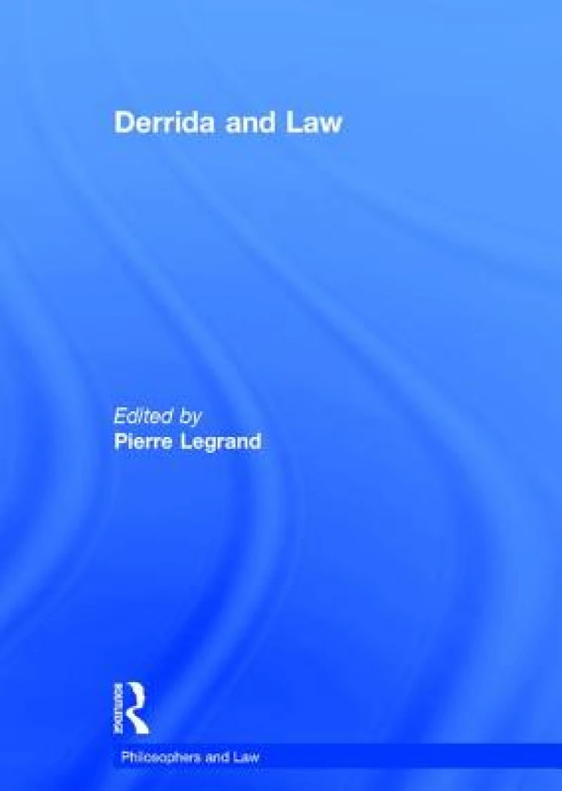 Derrida and Law