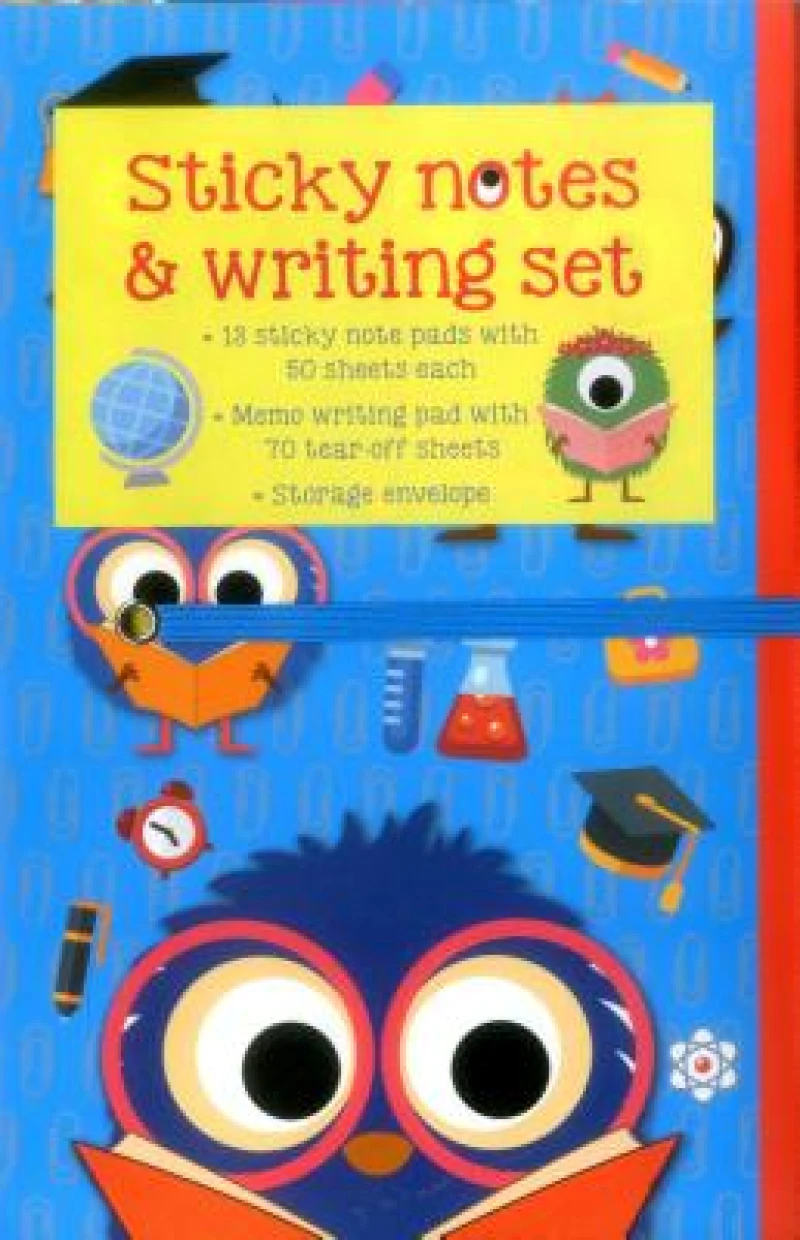 Sticky Notes and Writing Set: School Monsters