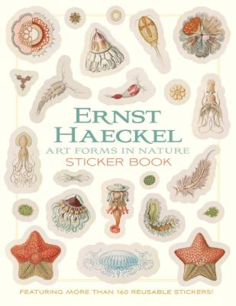 Ernst Haeckel Art Forms in Nature Sticker Book