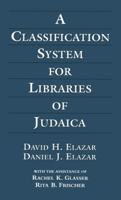 A Classification System for Libraries of Judaica
