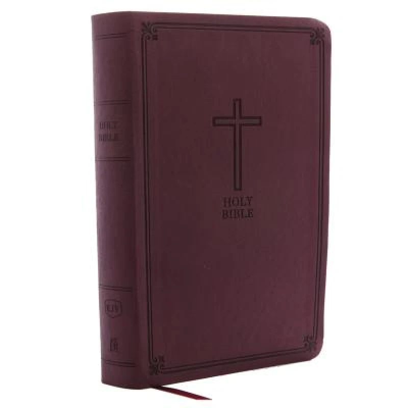 KJV Holy Bible: Personal Size Giant Print with 43,000 Cross References, Burgundy Leathersoft, Red Letter, Comfort Print: King James Version